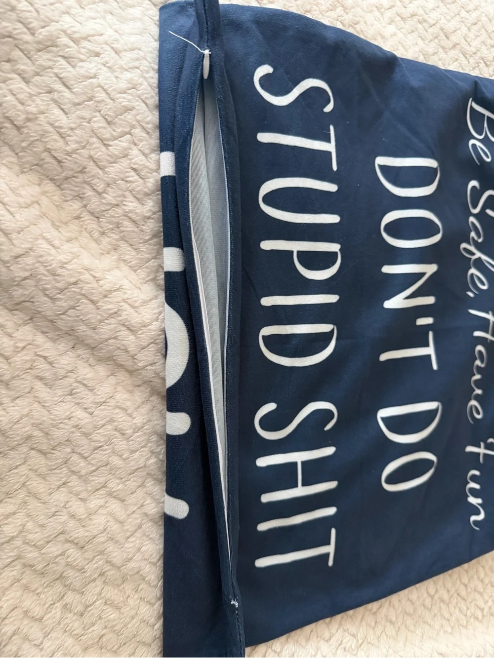 Dorm Pillow Case - Call Your Mom - Don’t Do Stupid
